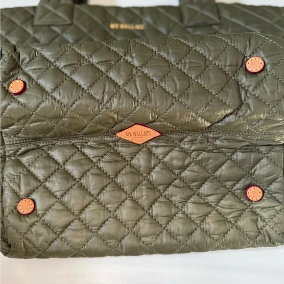 MZ Wallace Medium Metro Tote, Olive Green, New condition - Picture 2 of 5